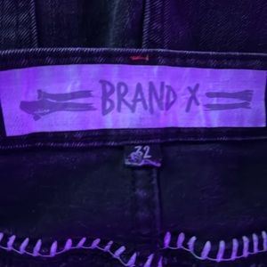 Brand X baggy skeleton jeans.